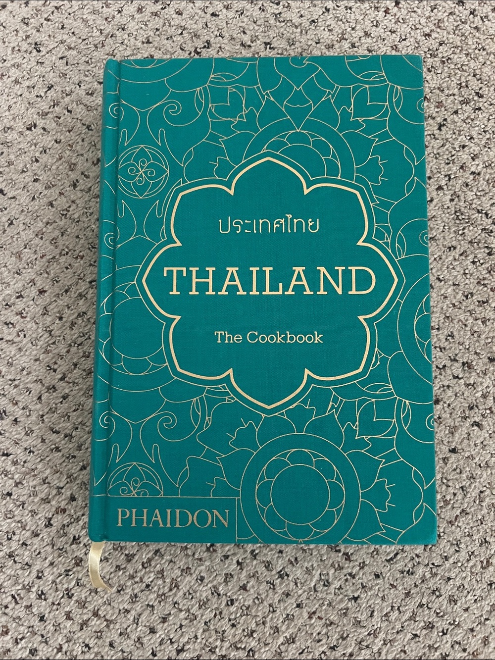 Phaidon Thailand The Cookbook — Teal with Gold Detailing